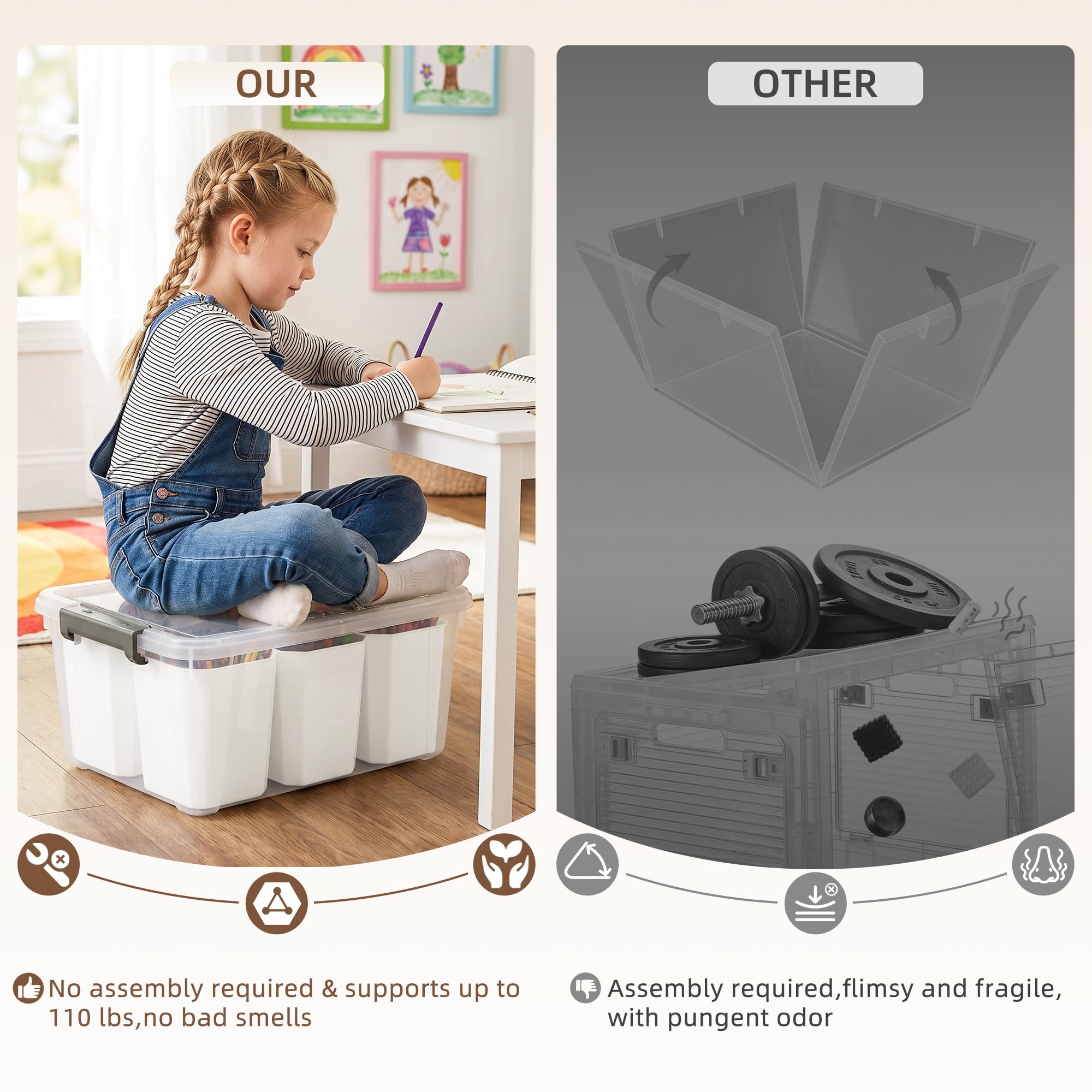 Citylife bin suitable for desks and drawers as a compact organizer.