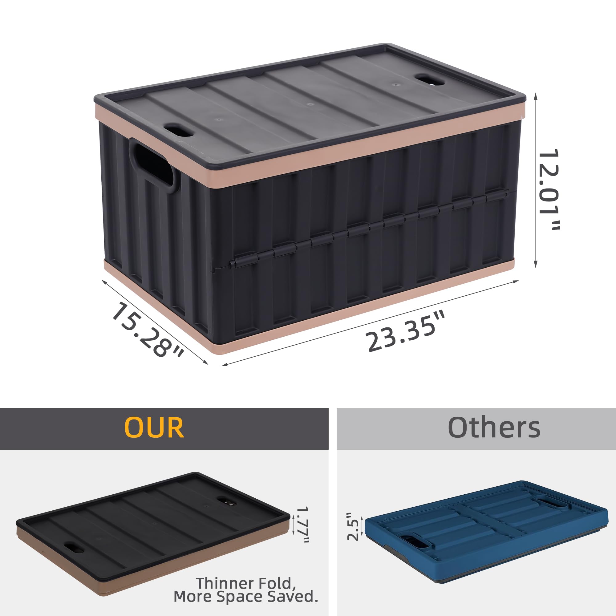 Citylife heavy-duty storage bin with side handles for easy transport.