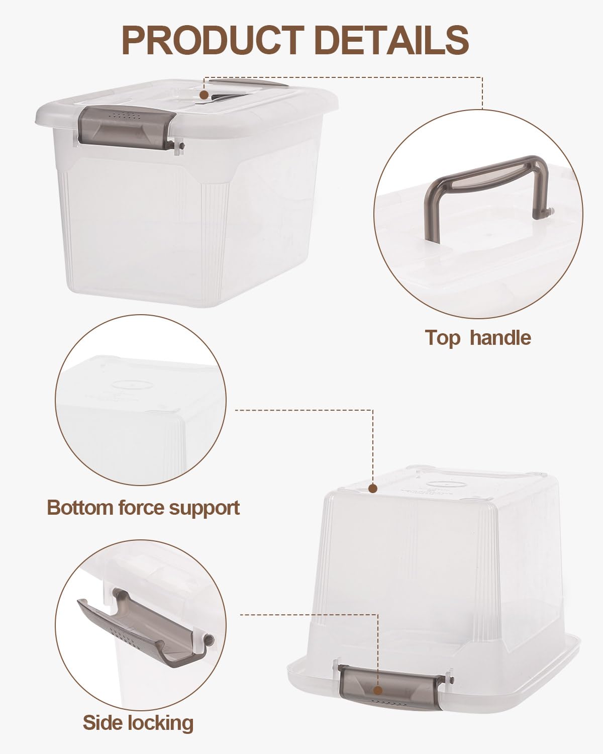 Citylife stackable nesting bin saves space when not in use.