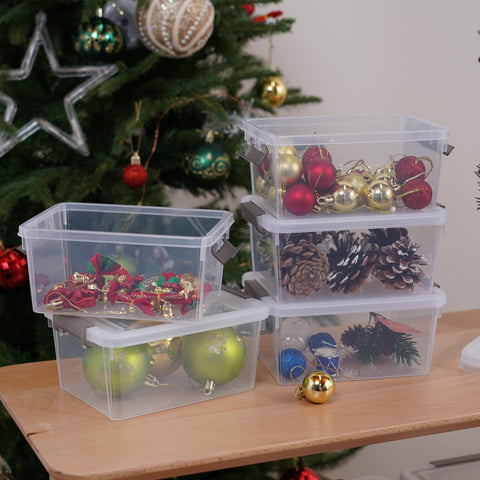 Citylife stackable storage bin with non-slip handles offers easy lifting