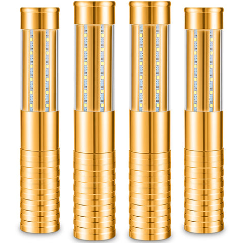 Civaner bottle light in gold and white with bright club-ready flash.