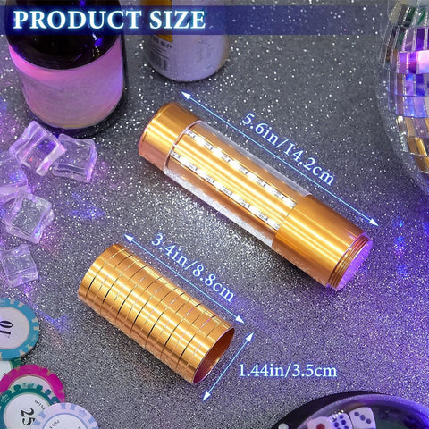 Civaner LED bottle light gold white flash for upscale bottle service.