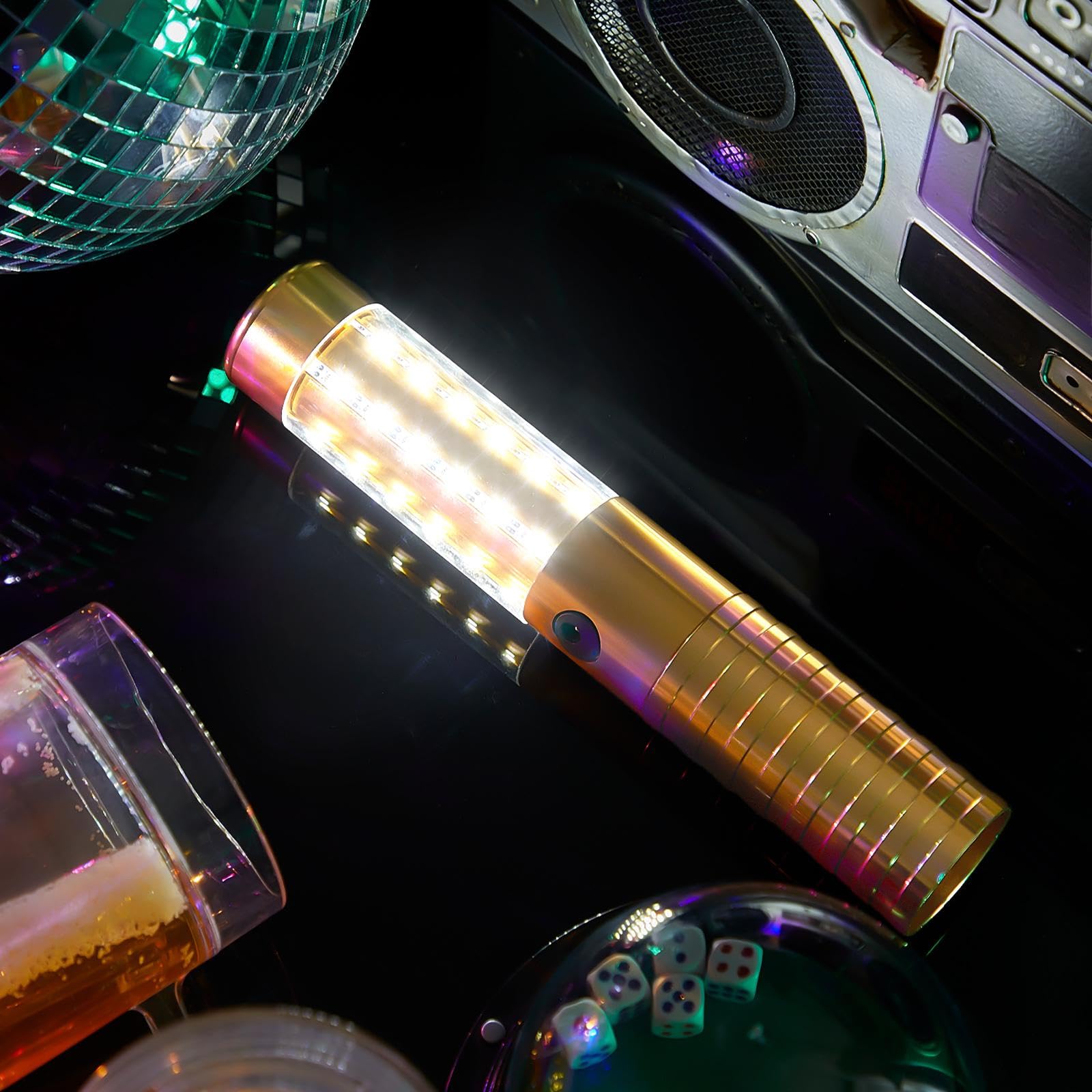 Civaner party bottle service light adds eye-catching ambiance.