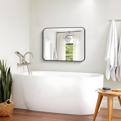 CIVENO wall-mounted mirror designed for vertical or horizontal installation.