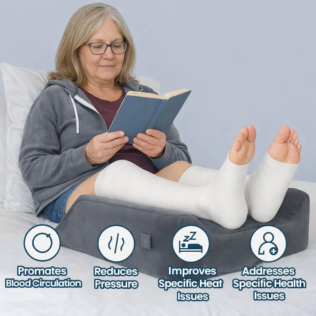 CIVJET U-shaped groove keeps the leg in place for stable elevation.