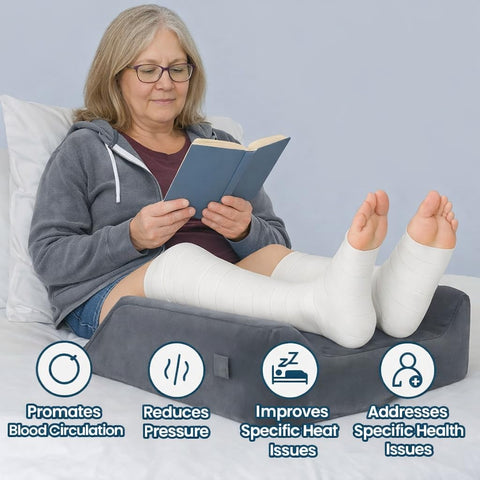CIVJET U-shaped groove keeps the leg in place for stable elevation.
