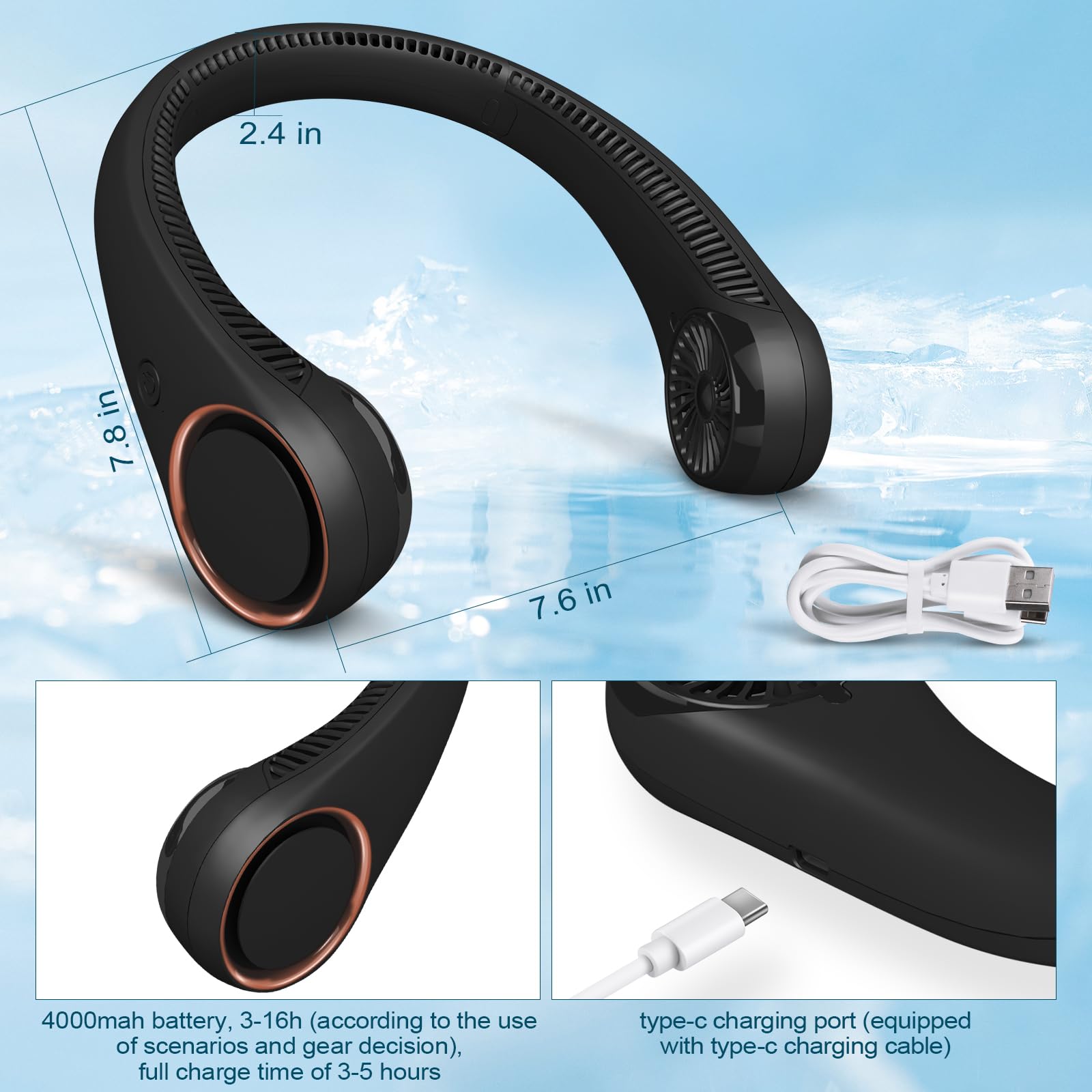 CIVPOWER three-speed settings tailor airflow to activity.