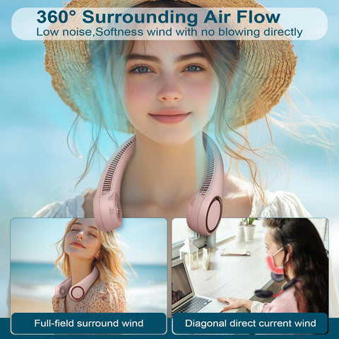 CIVPOWER neck fan bladeless ventilation for safe cooling