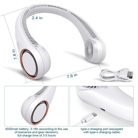 CIVPOWER safe-for-all-ages design fits around the neck during activities.