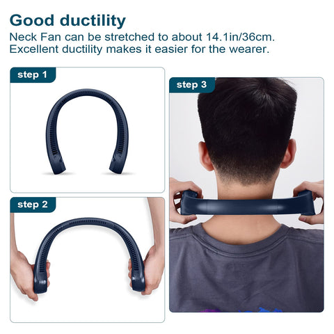 CIVPOWER neck fan quiet operation with multi-stage ducting