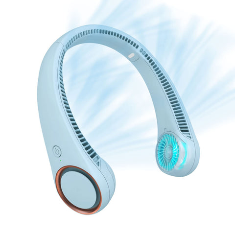 CIVPOWER neck fan in headphone design for hands-free cooling.
