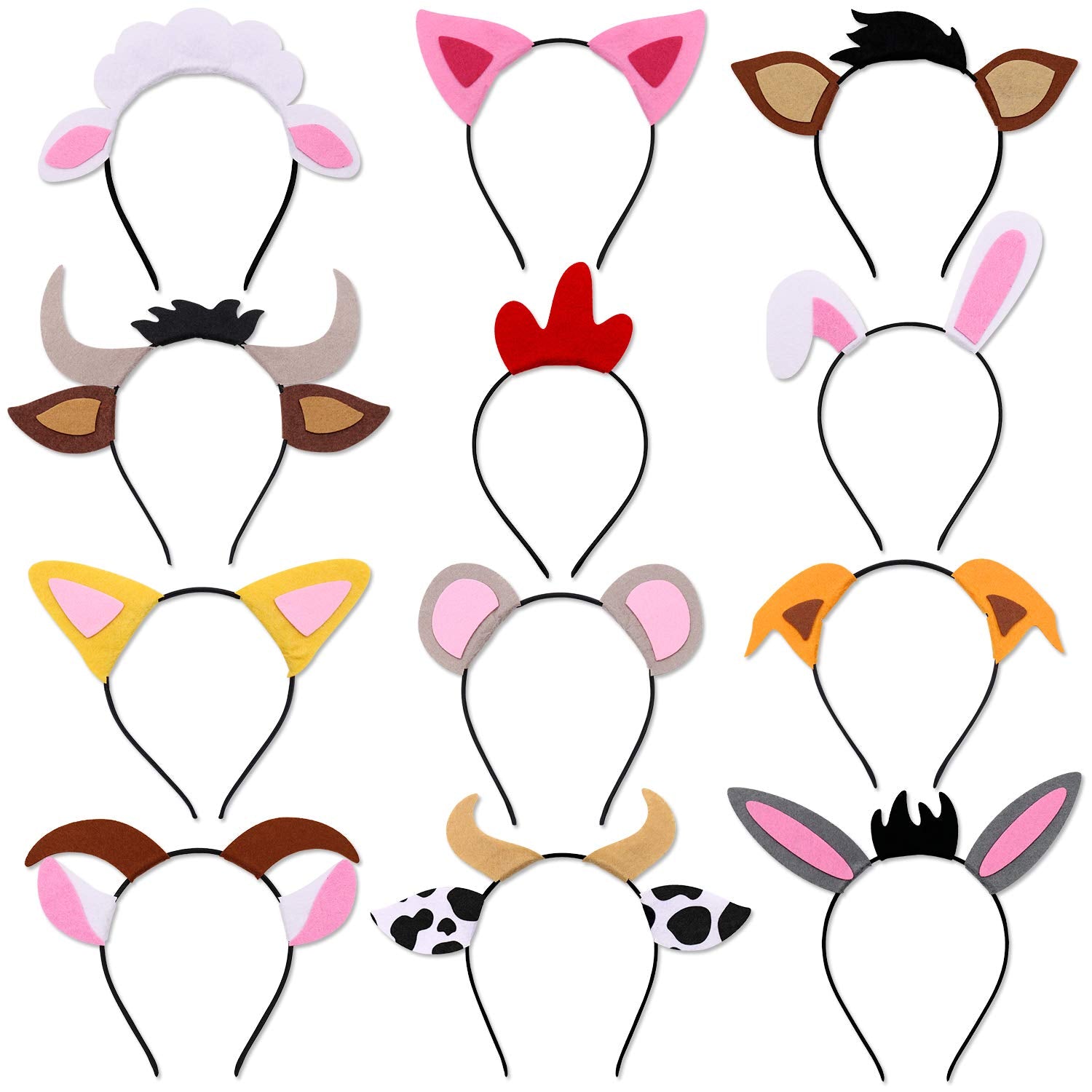 CiyvoLyeen mouse ear headband ideal for playful party photos and dress-up fun.