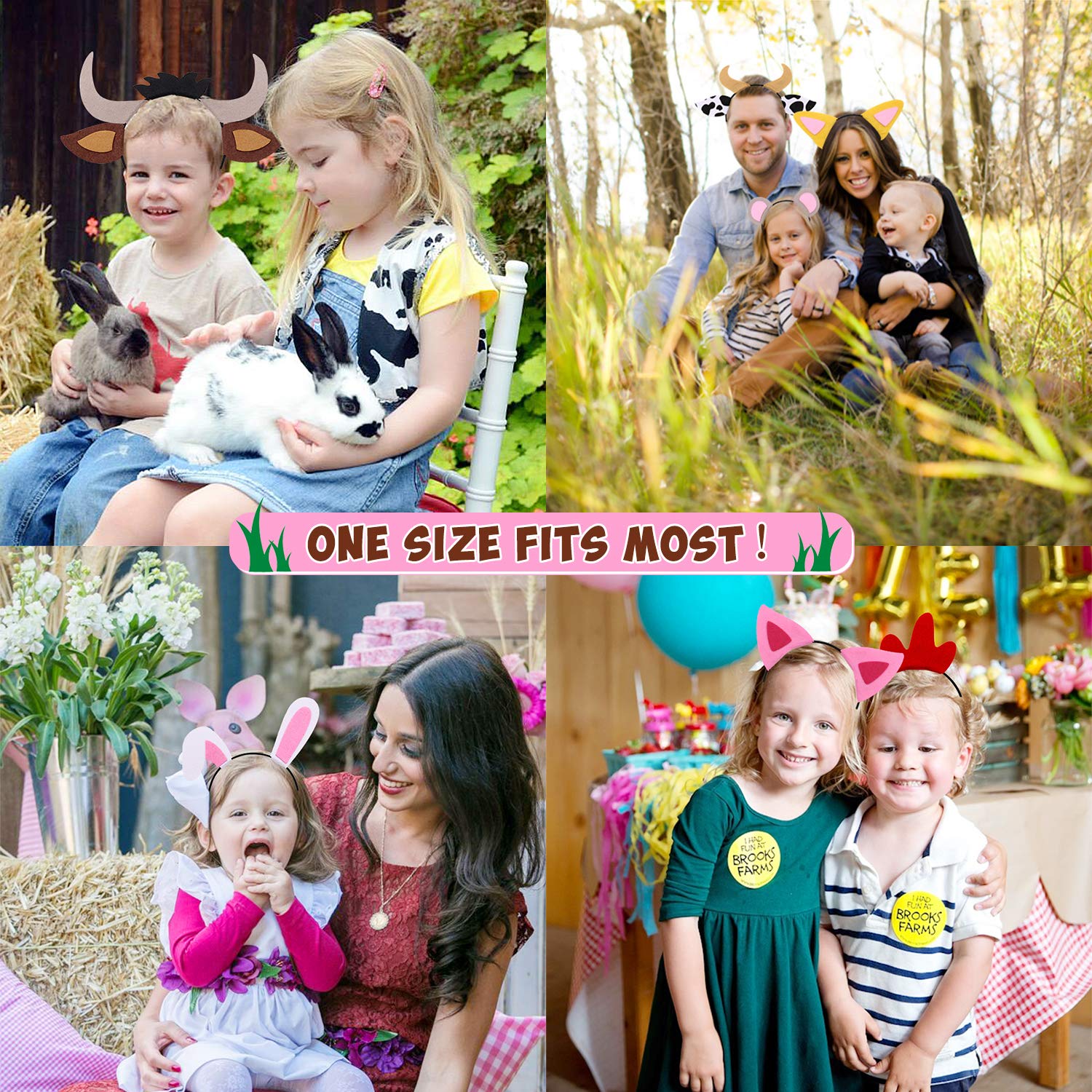 CiyvoLyeen rabbit ear headband adds charm to costumes and classroom rewards.
