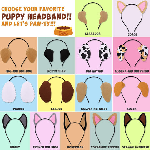 CiyvoLyeen Husky puppy ears headbands for creative costume ideas