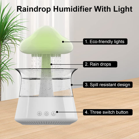 cjc Cloud Rain humidification system balances humidity in the room.