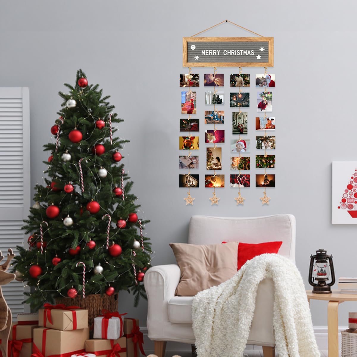 CJIAWYS dorm room decor idea for personalized, space-saving displays