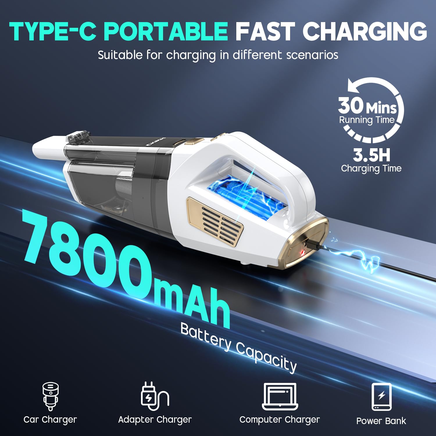 CKIKH dual-filtration with HEPA filters maintains suction