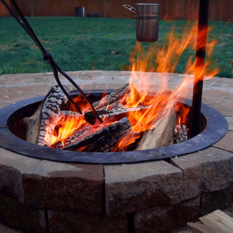 CKLT indoor-outdoor use for campfires, pits, and fireplaces
