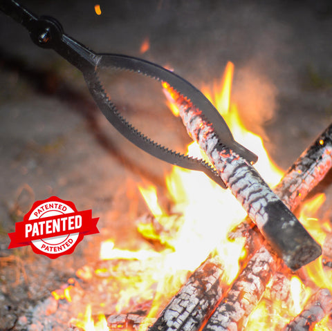 CKLT scissor-serrated design enhances grip on tough firewood