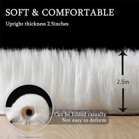 CKLZSAY machine washable rug simplifies care and maintenance.