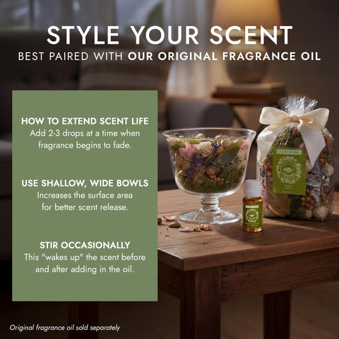 Claire Burke Original fragrance oil pairings enhance scent customization.