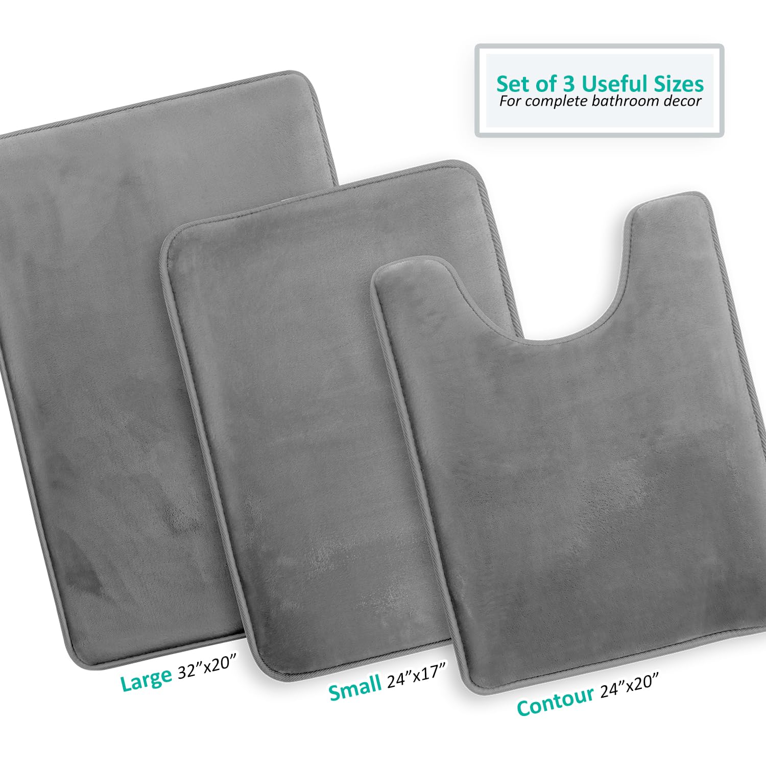 Clara Clark Non-slip PVC Dots Bath Mat demonstrates secure grip on wet floors.