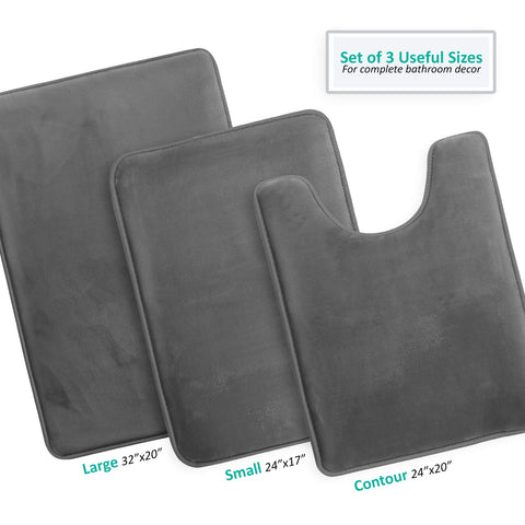 Clara Clark contour rug 24x20 supports feet with memory foam