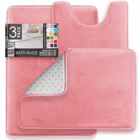 Clara Clark large 20x32 rug featuring memory foam cushion.