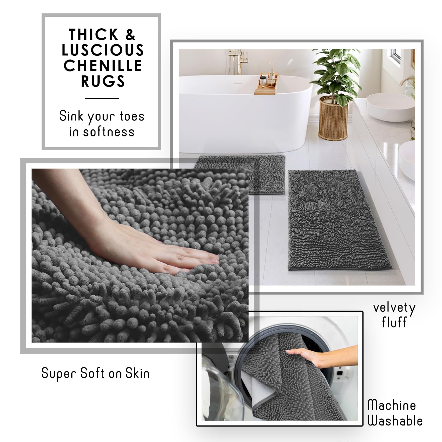 Clara Clark grey soap dispenser for mess-free soap control