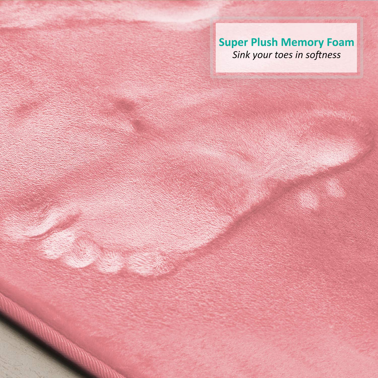 Clara Clark machine washable and quick-drying bath mats.