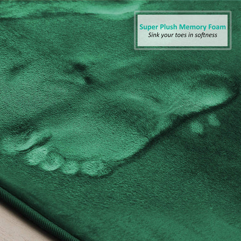 Clara Clark machine-washable bath rugs for easy care.