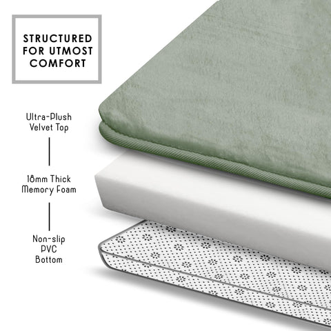 Clara Clark memory foam cushioning detail emphasizes plush underfoot support