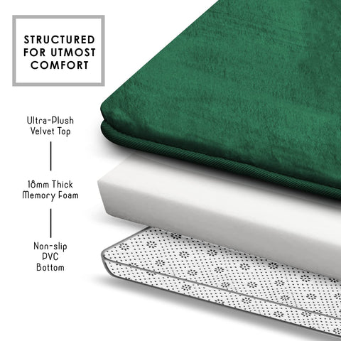 Clara Clark memory foam cushioning for luxurious, supportive footing.