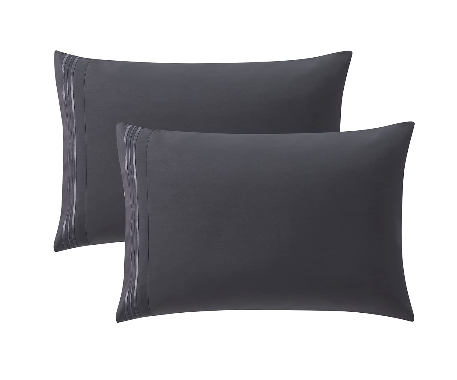 Clara Clark Premier 1800 bedroom scene in charcoal color for a refined look