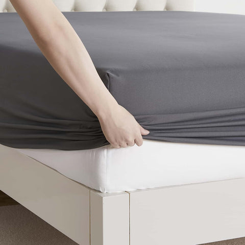 Clara Clark RV Queen fitted sheet 60x75 ensures secure low-profile fit