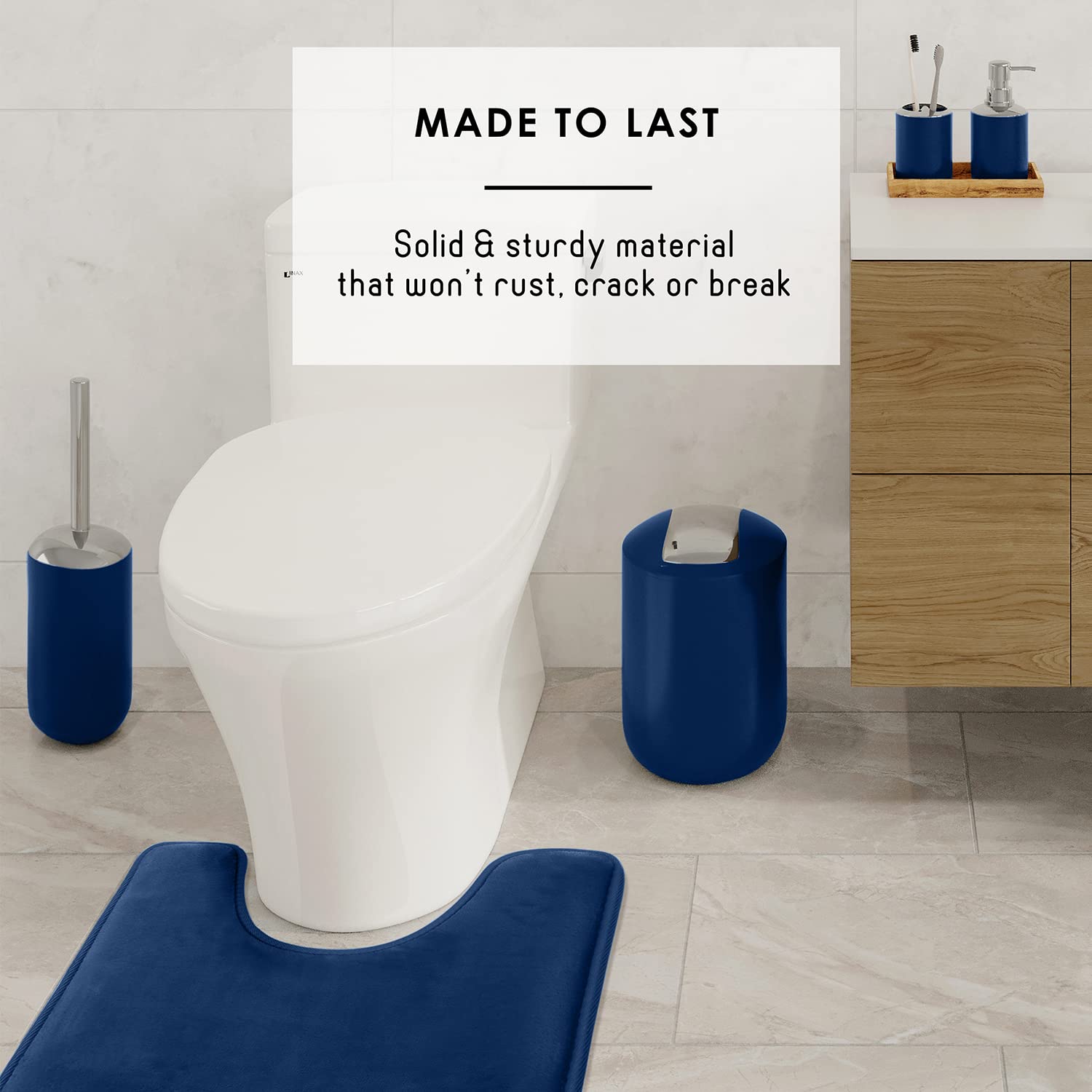 Clara Clark toothbrush holder adds organized, accessible brushes.