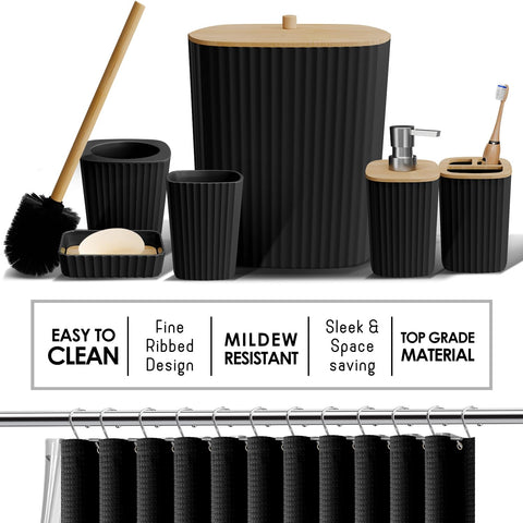 Clara Clark toothbrush holder organizes essentials in a coordinated style.