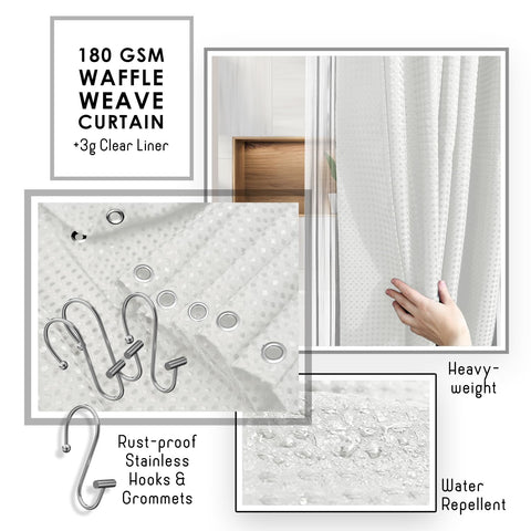 Clara Clark white soap dish keeps surfaces dry