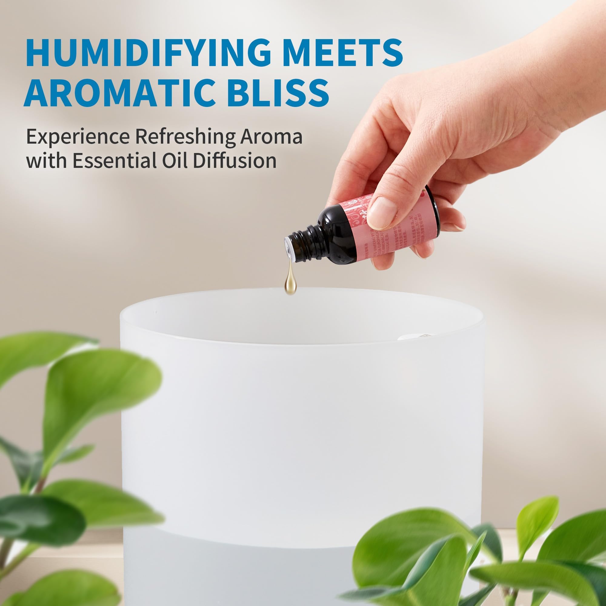 Clarston humidifier auto shut-off for safe, worry-free operation.