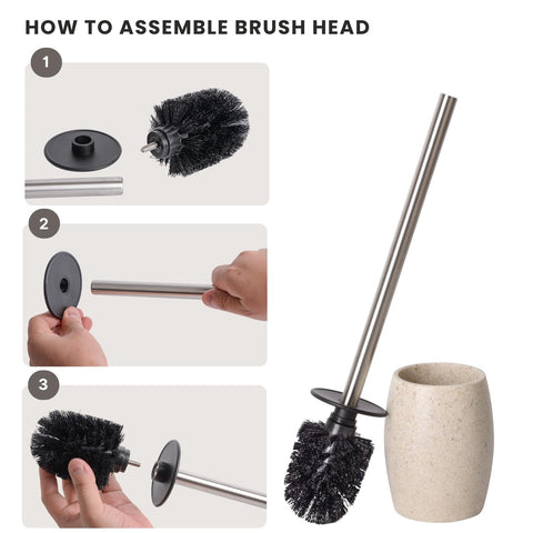 Clasin Home splash-proof long handle reduces splashes during scrubbing