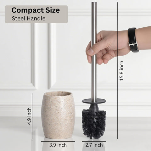 Clasin Home brush with stainless steel handle ready for scrubbing