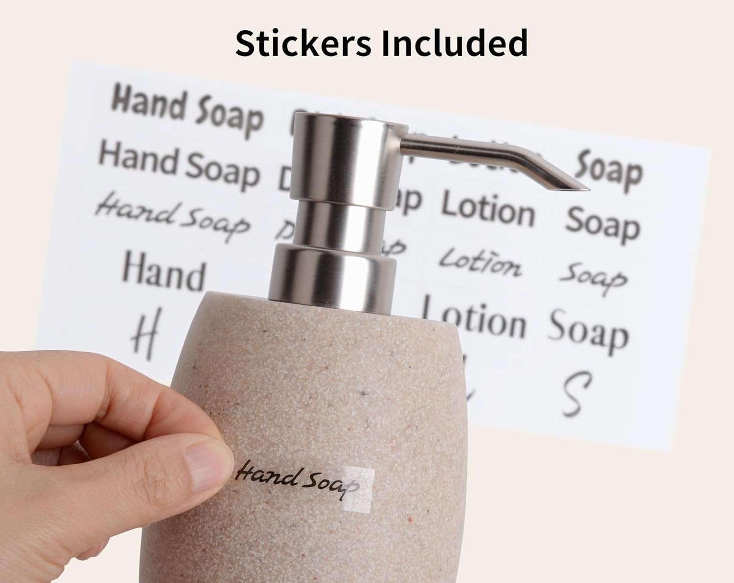 20 waterproof labels help identify contents at a glance.