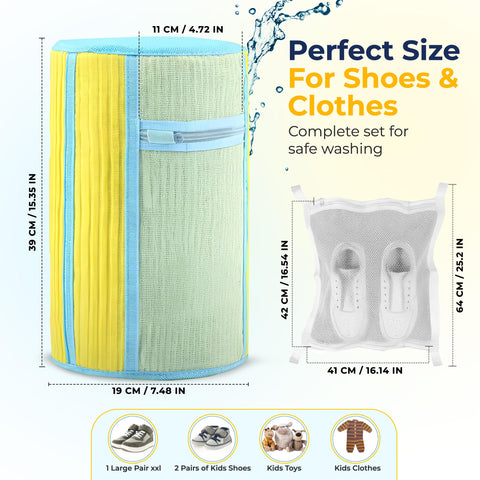 Clasiyo dryer bag in use inside a dryer