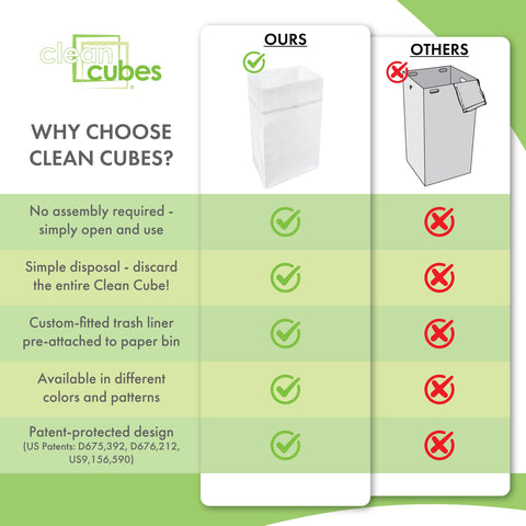 Clean Cubes award-winning design showcased at a modern venue.
