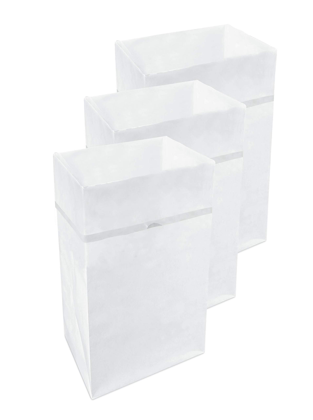 Clean Cubes folded for compact storage, easy to transport.