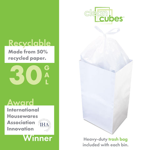 Clean Cubes used at a party, promoting tidy recycling.