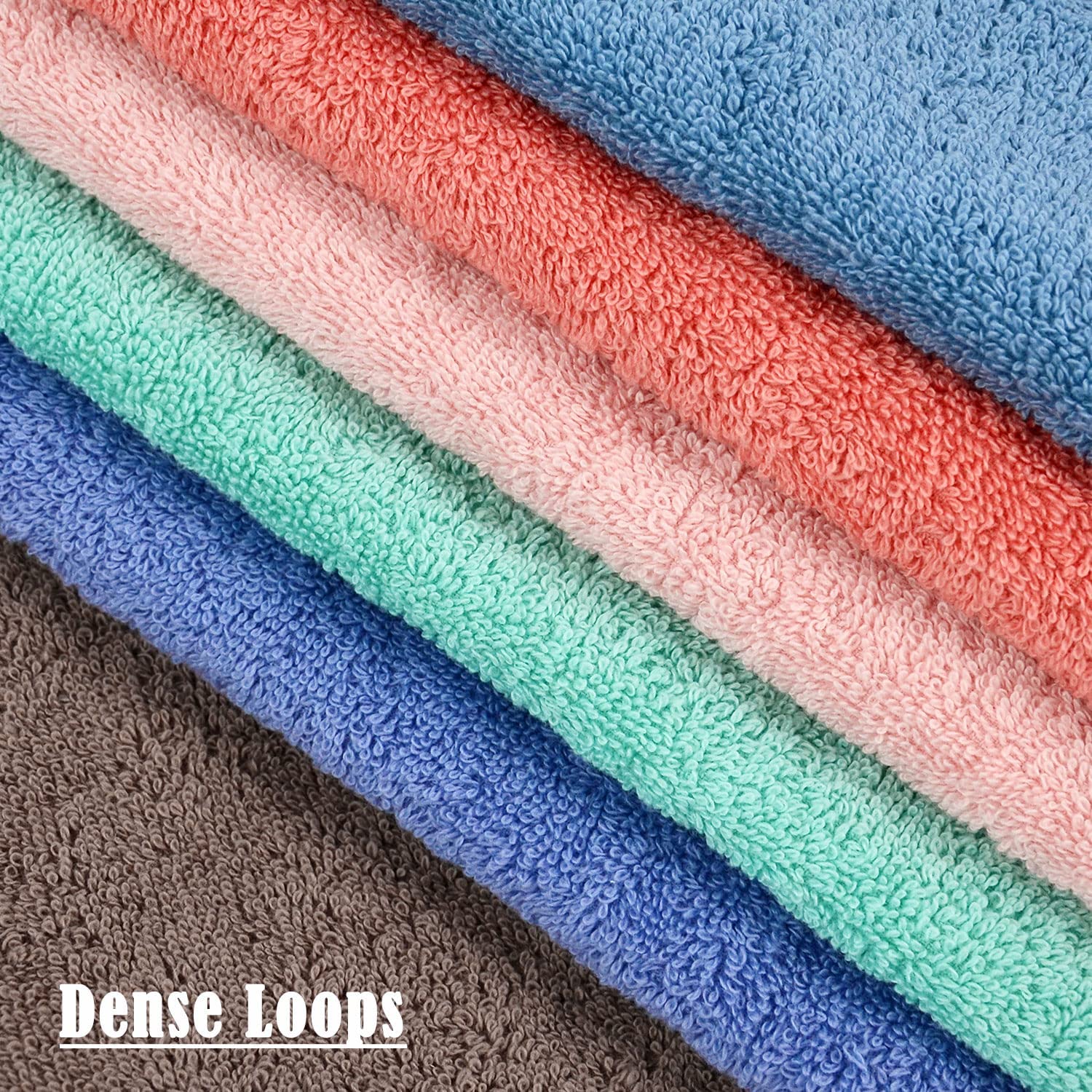 Double-stitched edges of Cleanbear towels ensure durable daily use.
