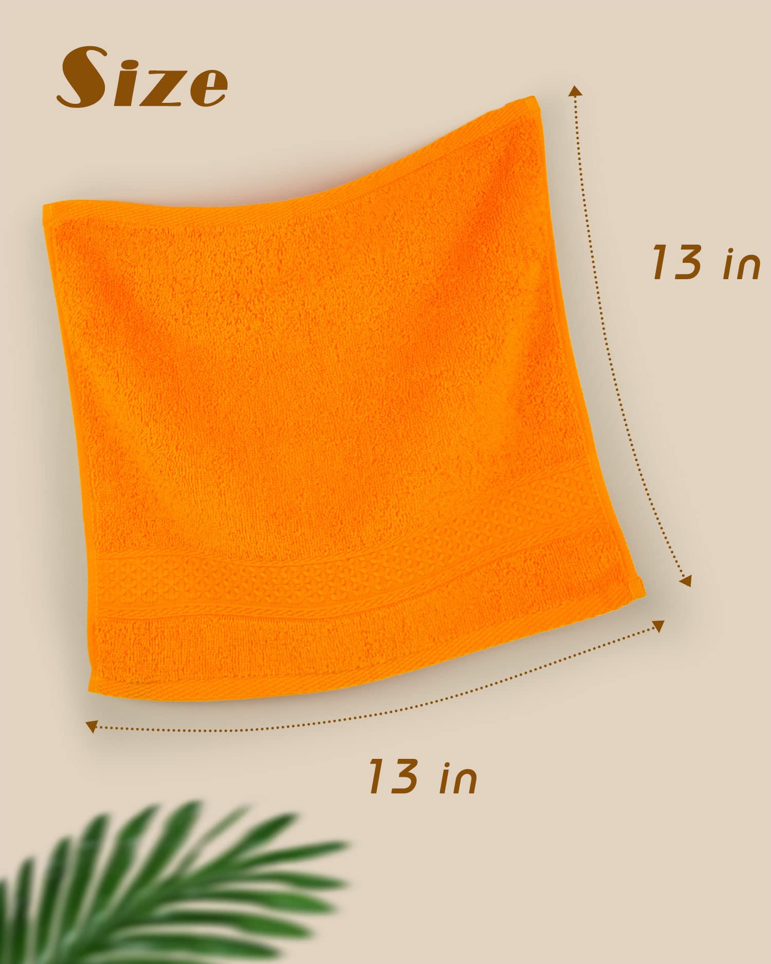 Cleanbear color-variety washcloths with colorfast dye for durable vibrancy.