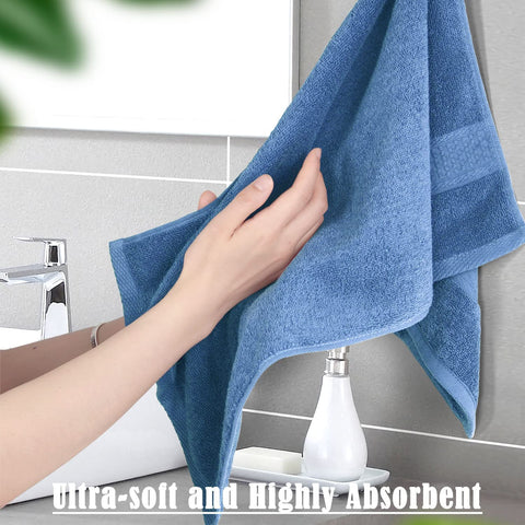 Cleanbear guest-bathroom towels ready to welcome visitors with color.