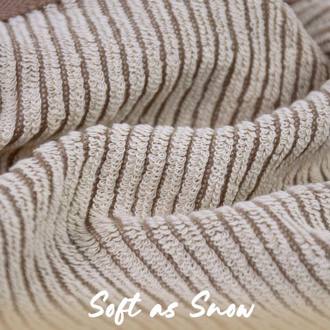 Cleanbear washcloths reinforced edges preventing fraying